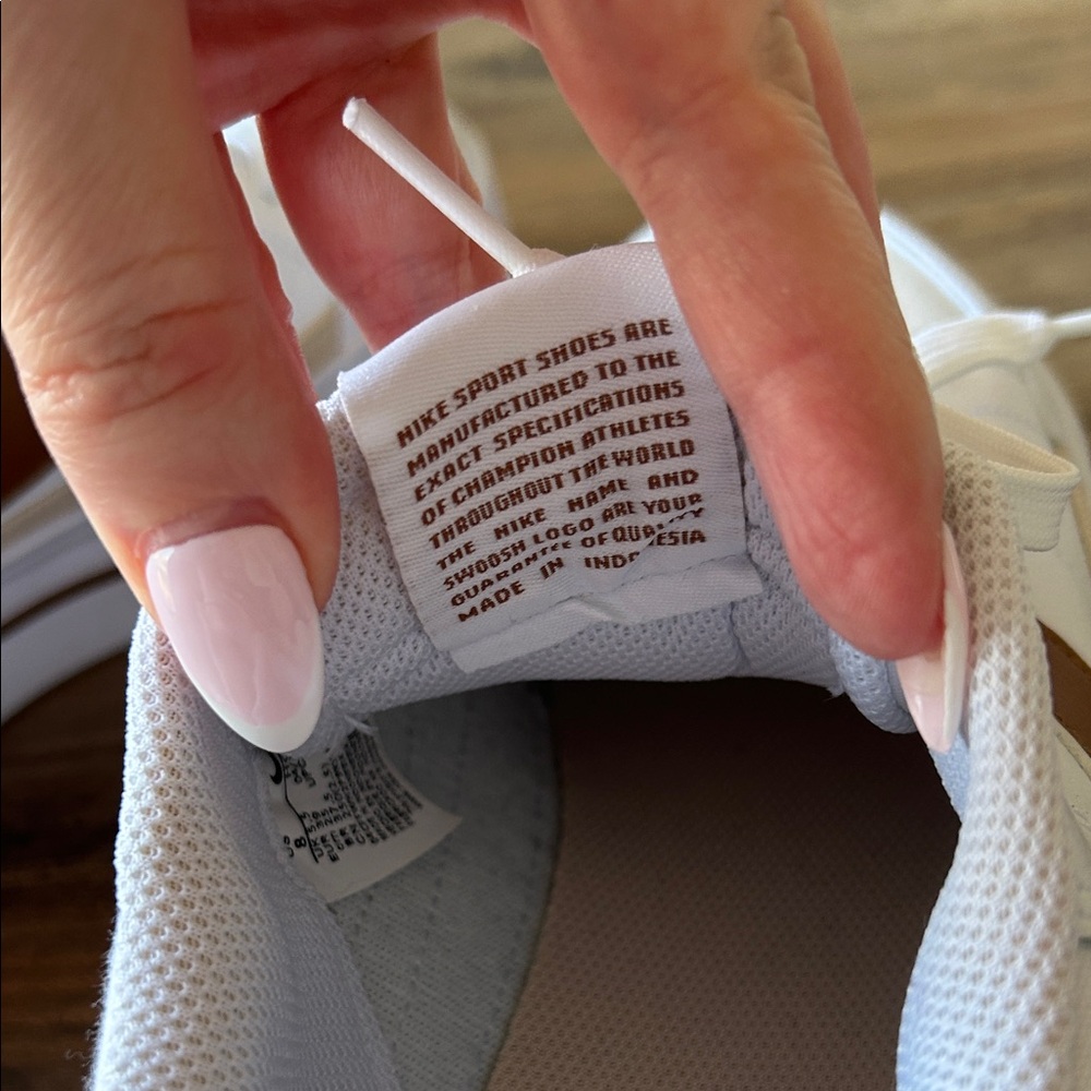 Nike White Sneakers with Brown Swoosh Nike Court Legacy Lift Sneaker - Women's - Picture 7 of 8